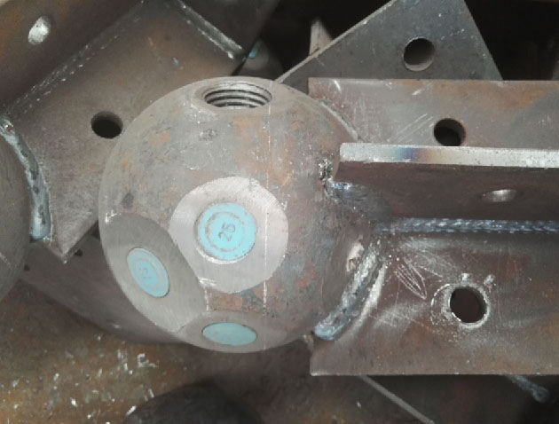 沙河螺栓球球塞，网架配件